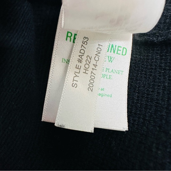 J. Crew Women’s size Medium EllaBlack Open Front Long Heavy Knit Sweater Blazer - Picture 14 of 14